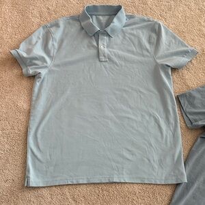 J crew Light Blue Polo Shirt